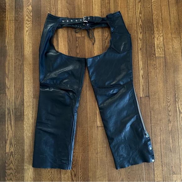 Steer Other Vintage Steer Brand Leather Chaps Moto Biker Poshmark